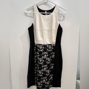 Bailey 44 black and white dress